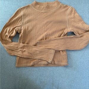 Women's Ribbed Mockneck Top